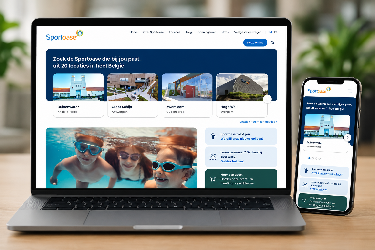 Welkom op onze nieuwe website